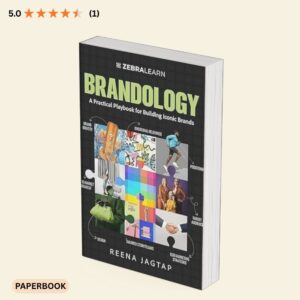 Brand management book cover by Reena Jagtap focused on brand identity, positioning, storytelling, and brand strategy by Reena Jagtap (Author)