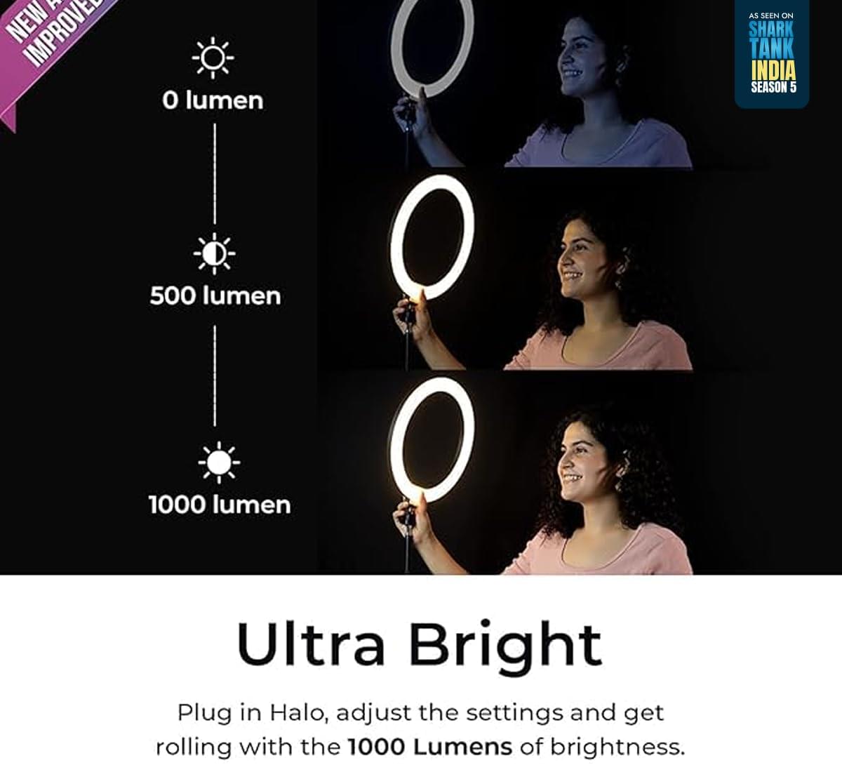 Kreo Ring Light 12" for Video Shooting Professional Studio Light with Stand, Ringlight kit for YouTube Instagram with Accessories (12" RL W/Tripod) - Image 2
