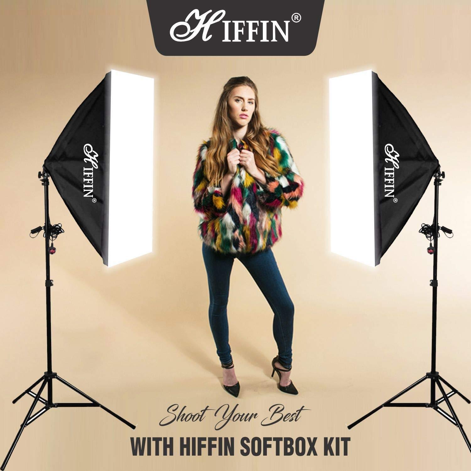 HIFFIN® Trilux Mark I Single Kit/YouTube Lighting/Fluorescent Light for Still & Video (WOB) - Image 4